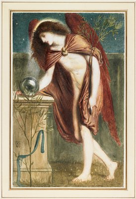 Dokumentasi “Allegorical Self-Portrait”; Watercolor, gouache, and gum arabic over red chalk on paper. Minneapolis Institute of Art.