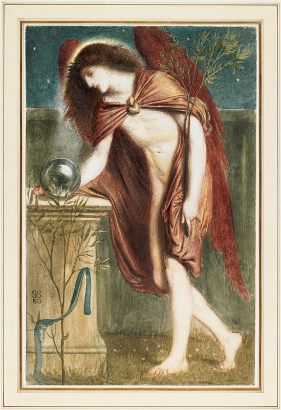Allegorical Self-Portrait, Simeon Solomon, 1867–73