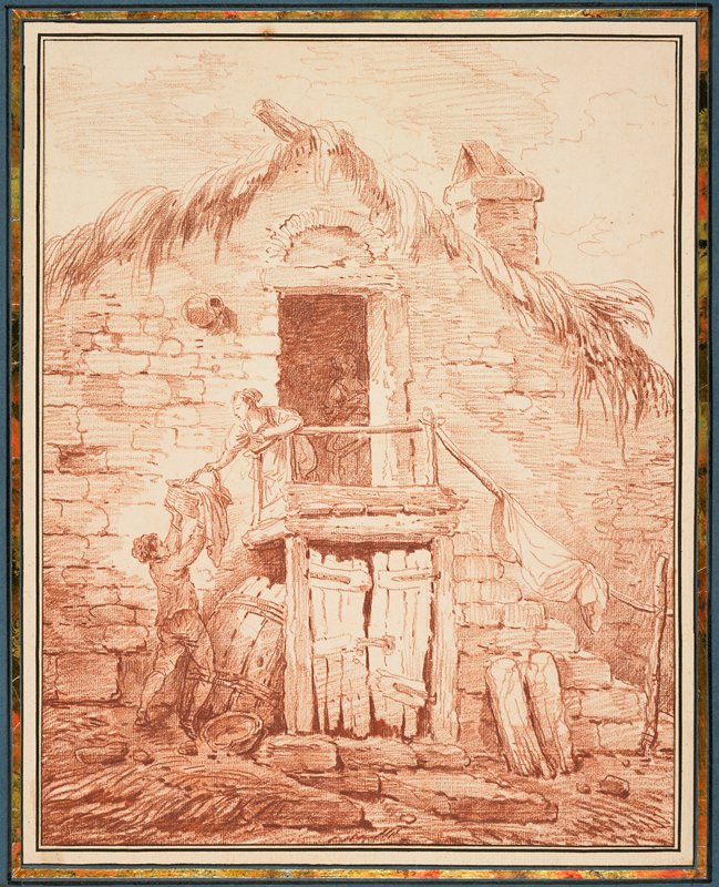 A Stone Cottage, Hubert Robert, c. 1774