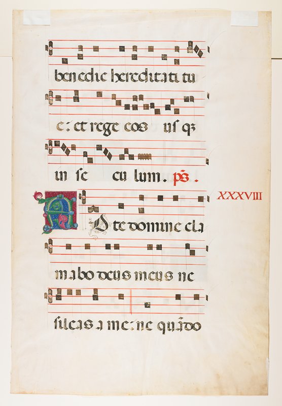 Leaf from an Illuminated Antiphonal, Attributed to Girolamo da Cremona, second half of 15th century