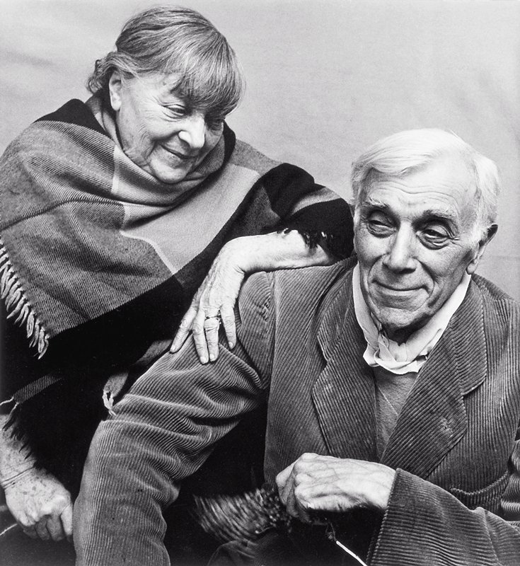 Portrait of Georges Braque and Wife, Richard Avedon, 1959