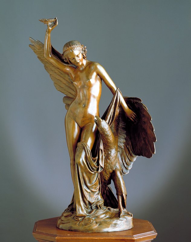 Hebe and the Eagle of Jupiter, François Rude, model c. 1853–55 (casting history and edition size unknown)