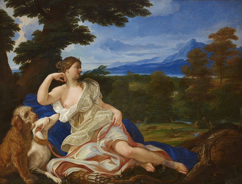 Diana the Huntress, Giovanni Battista Gaulli, c. 1690