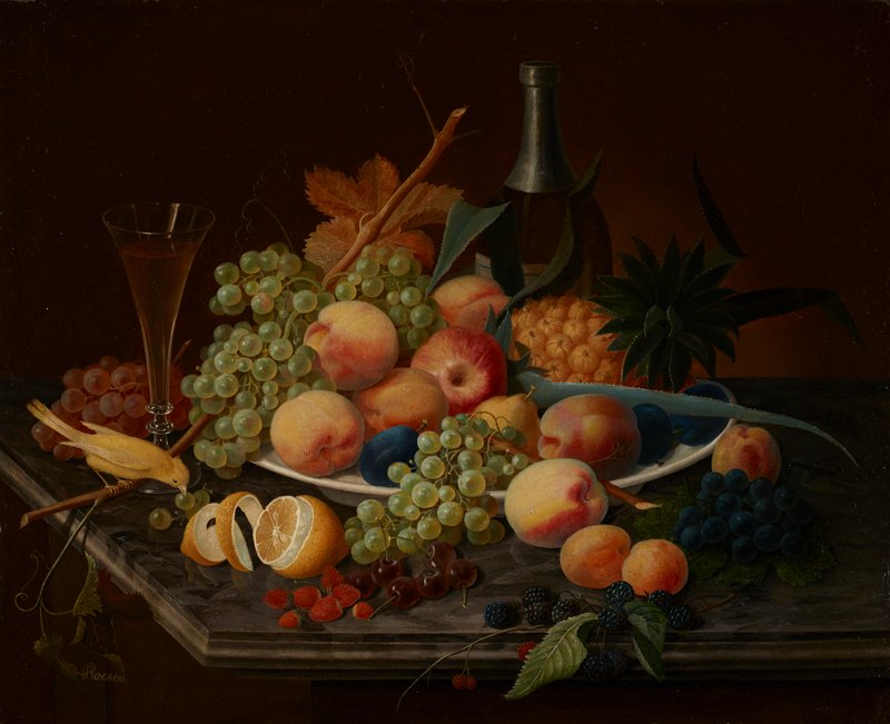 Still Life with Fruit, Severin Roesen, c. 1860