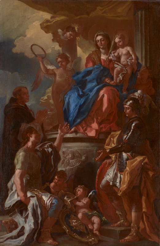 Madonna of the Martyrs, Francesco Solimena, c. 1705