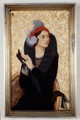 Miss Molly Lumley in 'Spades are Spades', Maxwell Ashby Armfield, 1931