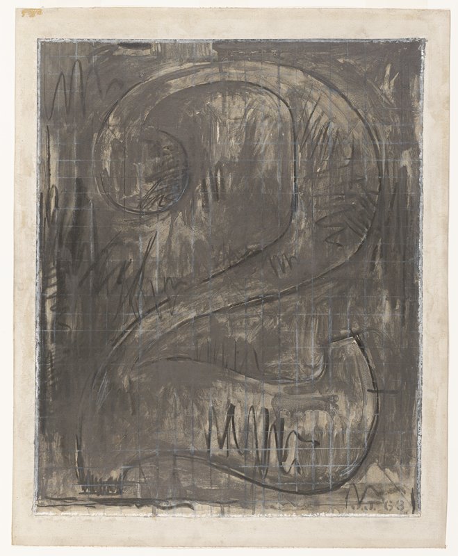Figure 2, Jasper Johns, 1963