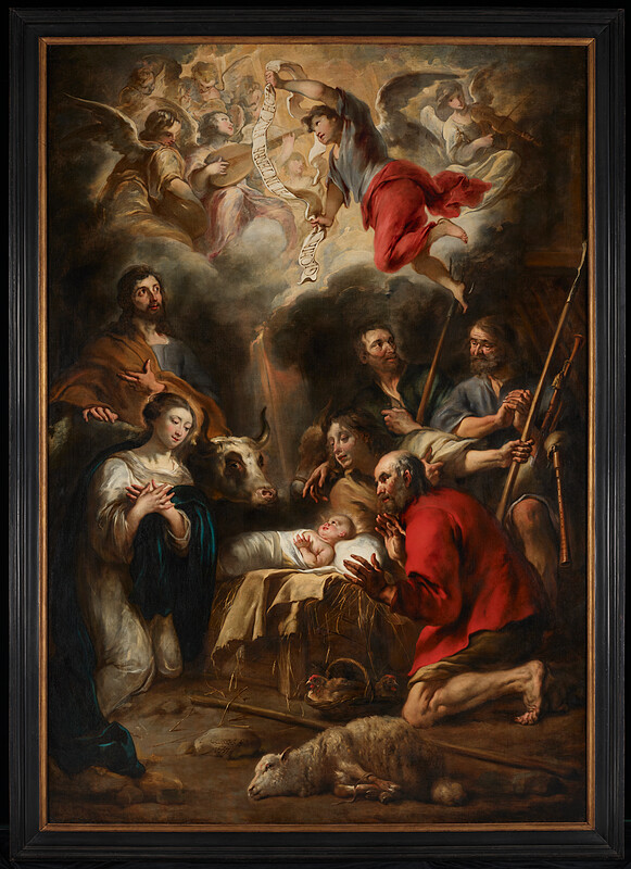Adoration of the Shepherds, Jan Cossiers, 1657