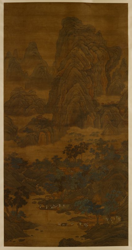 Landscape in the blue-green style, c. 1700