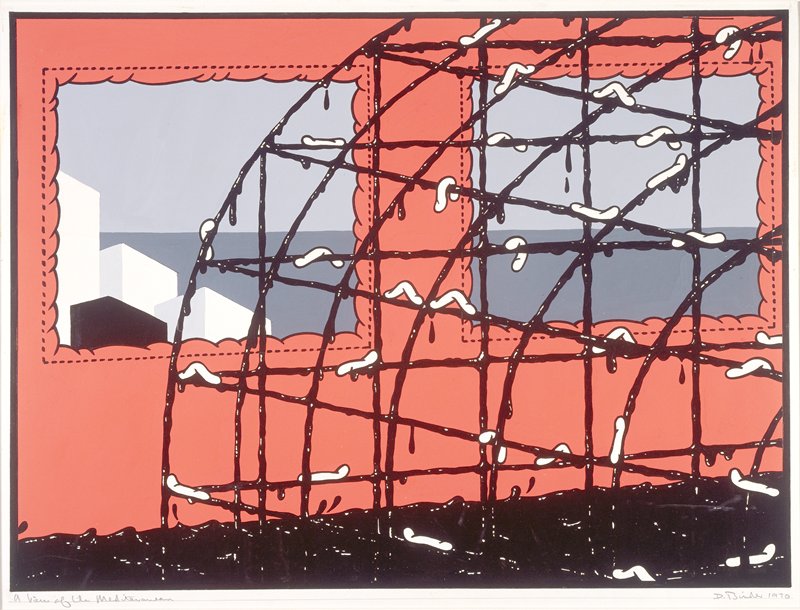 A View of the Mediterranean, Douglas Binder, 1970