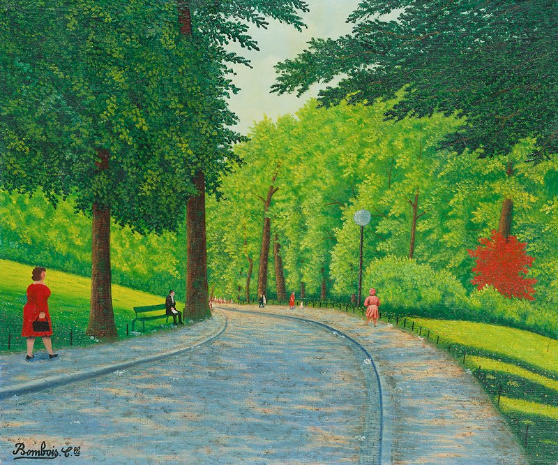 In The Bois du Boulogne, Camille Bombois, 20th century