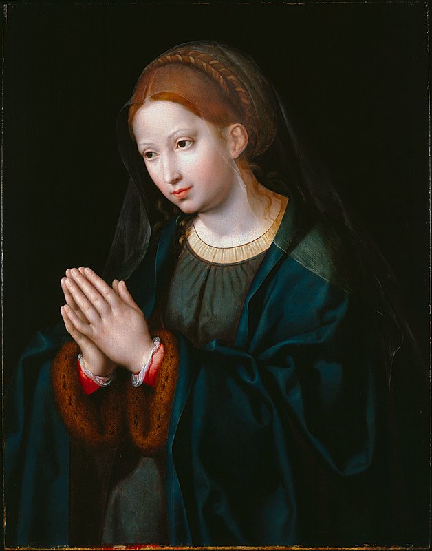 The Virgin in Prayer, Joos van Cleve, c. 1520–30