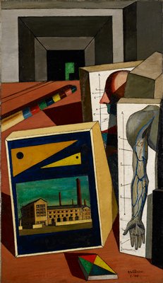 The Scholar's Playthings, Giorgio de Chirico, 1917