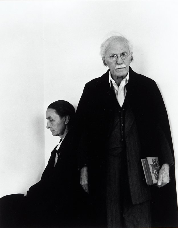 Stieglitz and O'Keeffe, An American Place by Arnold Newman