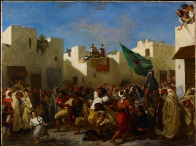 Convulsionists of Tangier, Eugène Delacroix, 1837–38