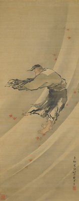 Liezi in the Wind, Katsushika Hokusai, c. 1810–1813