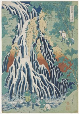Dokumentasi “Kirifuri Waterfall at Mount Kurokami in Shimotsuke Province”; Woodblock print (nishiki-e), ink and color on paper. Minneapolis Institute of Art.