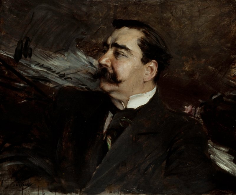 Portrait of Ruggiero Leoncavallo, Giovanni Boldini, 1906