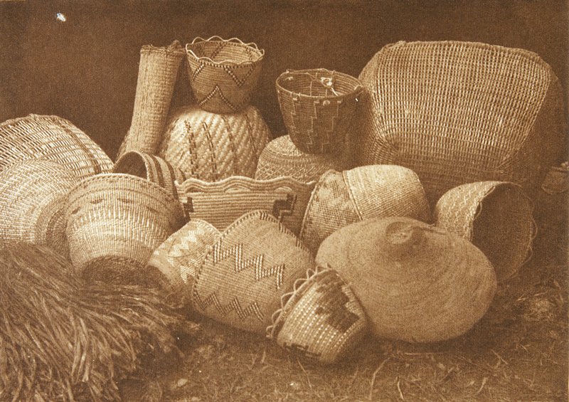 Quinault Handiwork, Edward S. Curtis, c. 1912