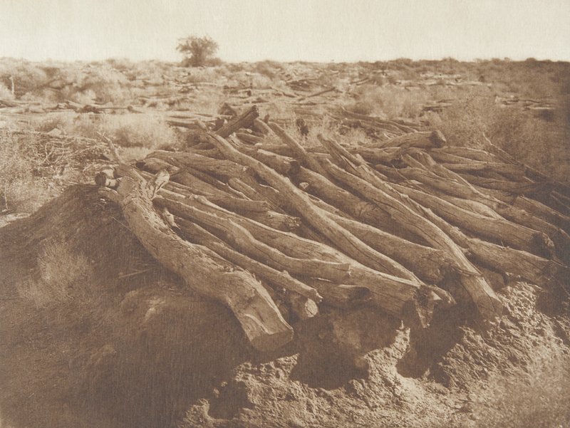 Pima Burial Grounds, Edward S. Curtis, c. 1906