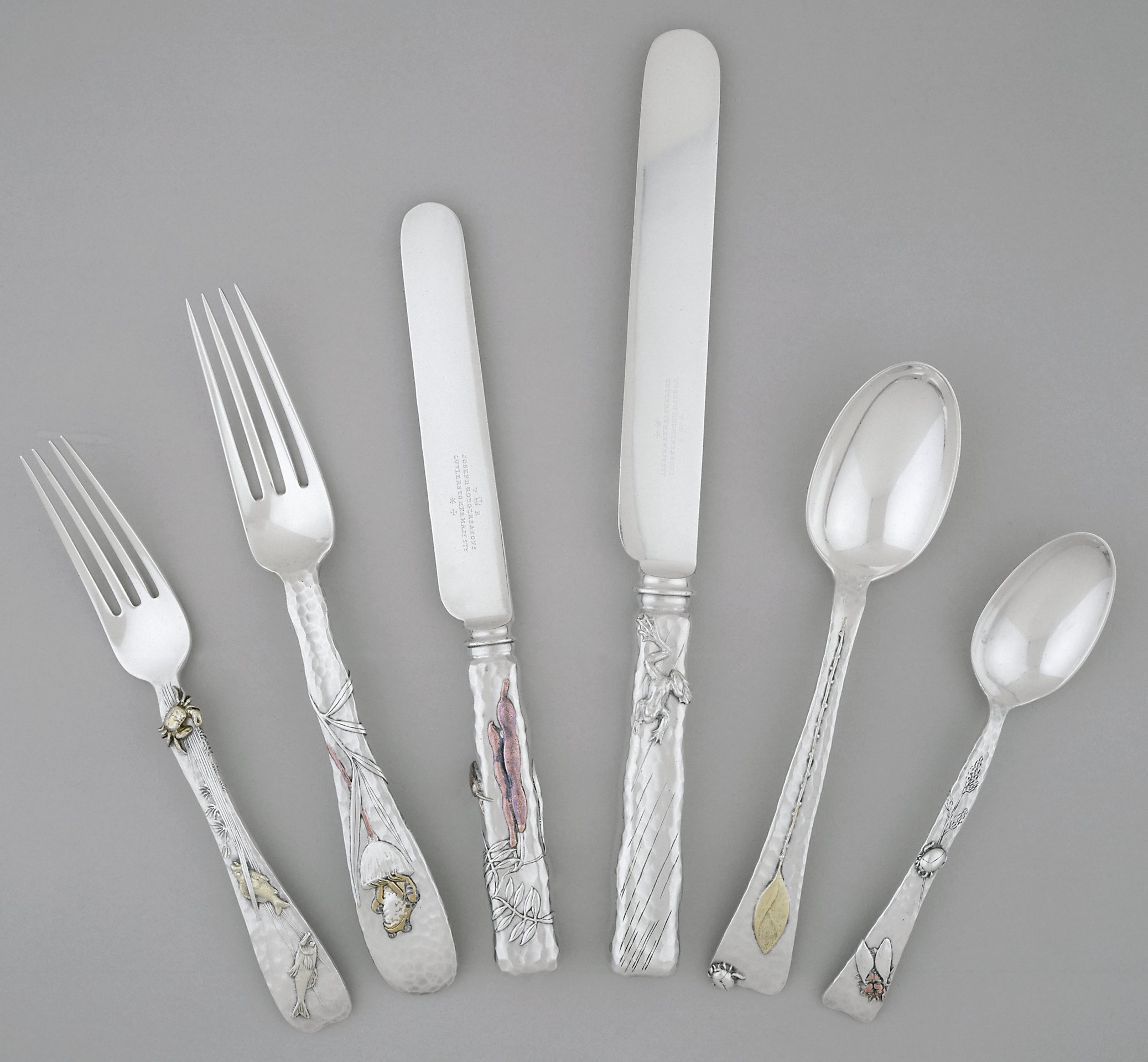 Tiffany TASCHEN　ティファニー　タッツェン Lap-Over-Edge Flatware, Charles T. Grosjean; Tiffany & Co