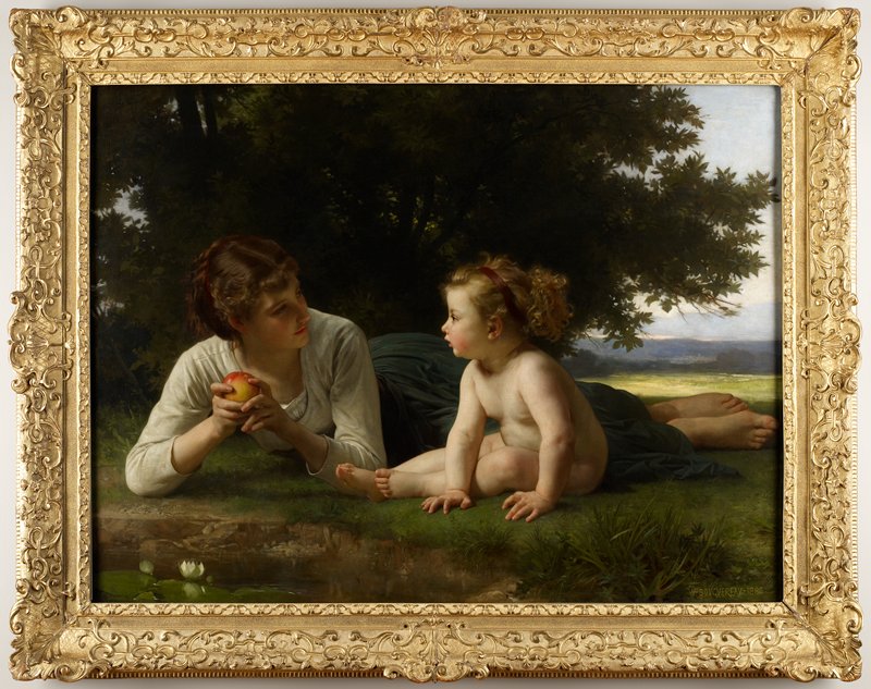 Temptation, William-Adolphe Bouguereau, 1880