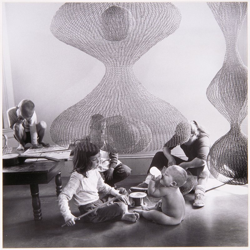 Ruth Asawa and Her Family, Imogen Cunningham, 1957