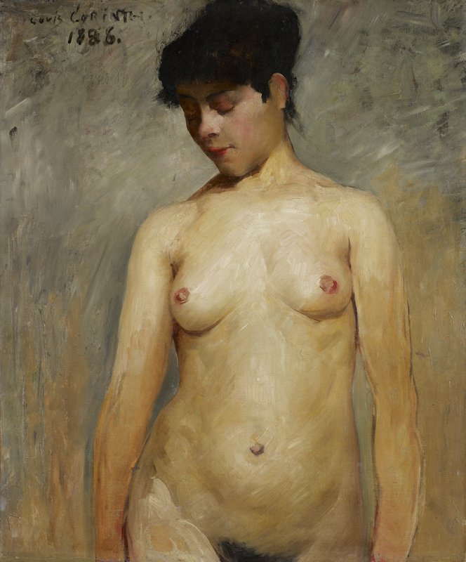 Nude Girl, Lovis Corinth, 1886