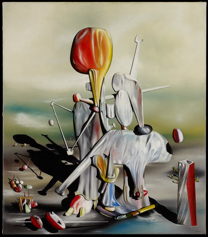 Through Birds, Through Fire but Not Through Glass, Yves Tanguy, 1943