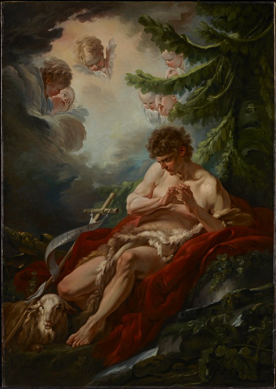Saint John the Baptist, François Boucher, c. 1755