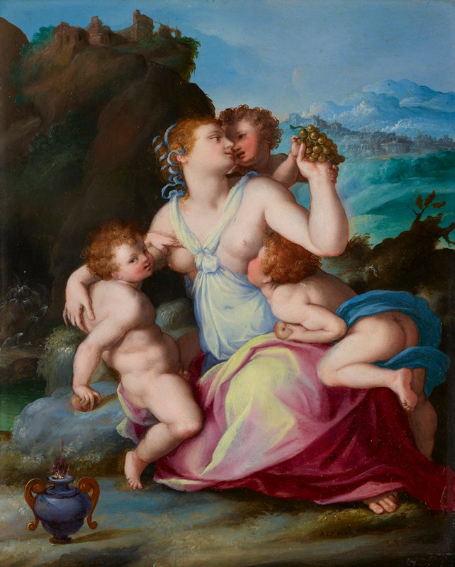 Charity, Alessandro Allori, c. 1560