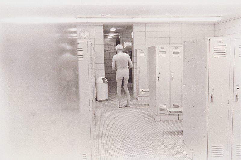 Man in Y.M.C.A. Locker Room, Minneapolis, Thomas F. Arndt, 1974