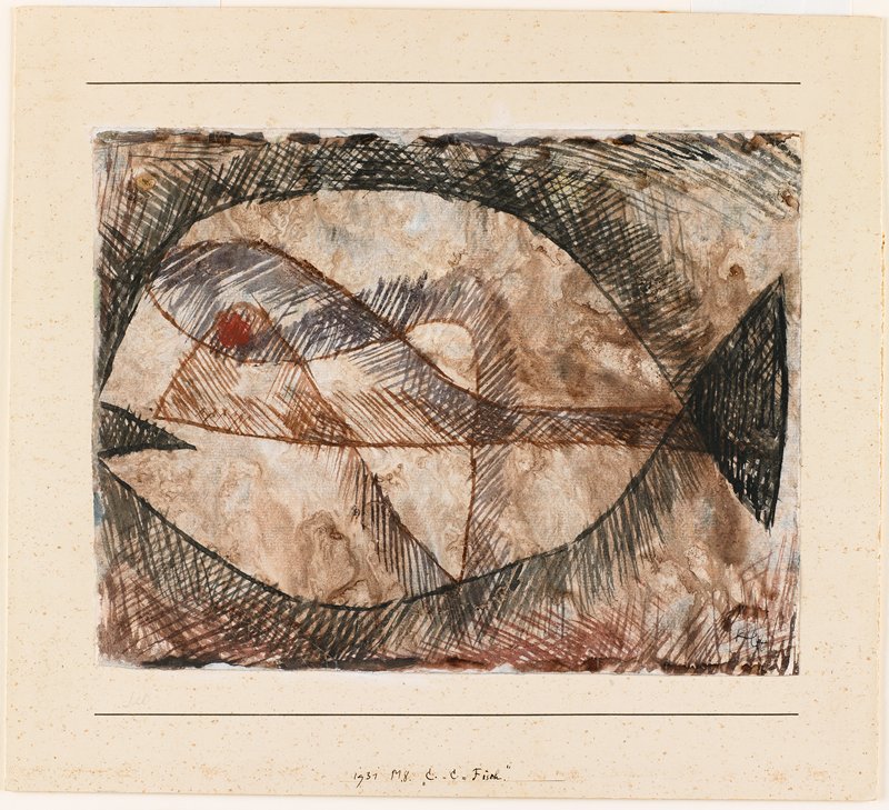 C. - C. = Fisch by Paul Klee