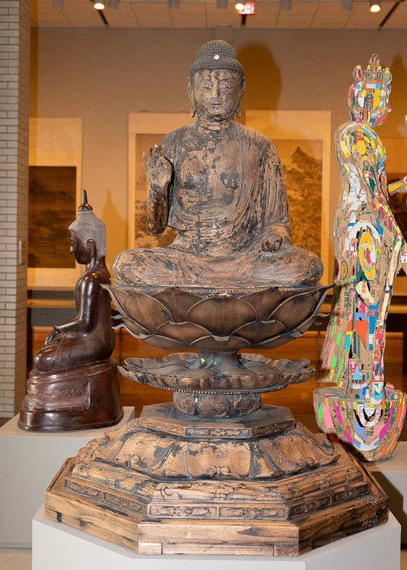 BUDDA IN THE BODY│原画│一点物 Amida, the Buddha of Infinite Light, Japan | Mia