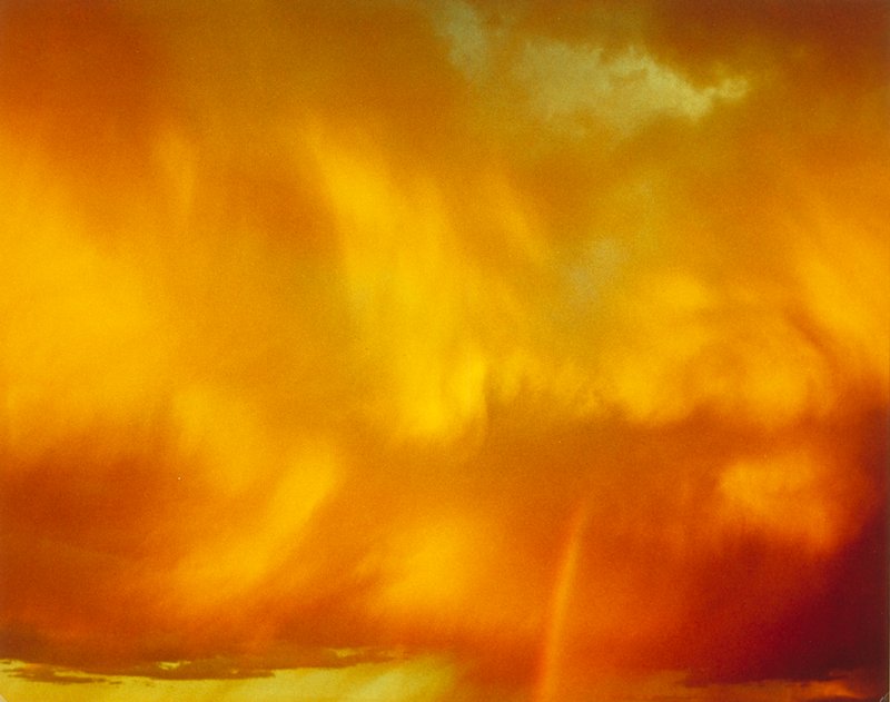Clouds with Rainbow, Colorado, Paul Chesley, 1975