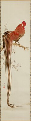 Long-tailed Rooster, Shibata Zeshin, 19th century