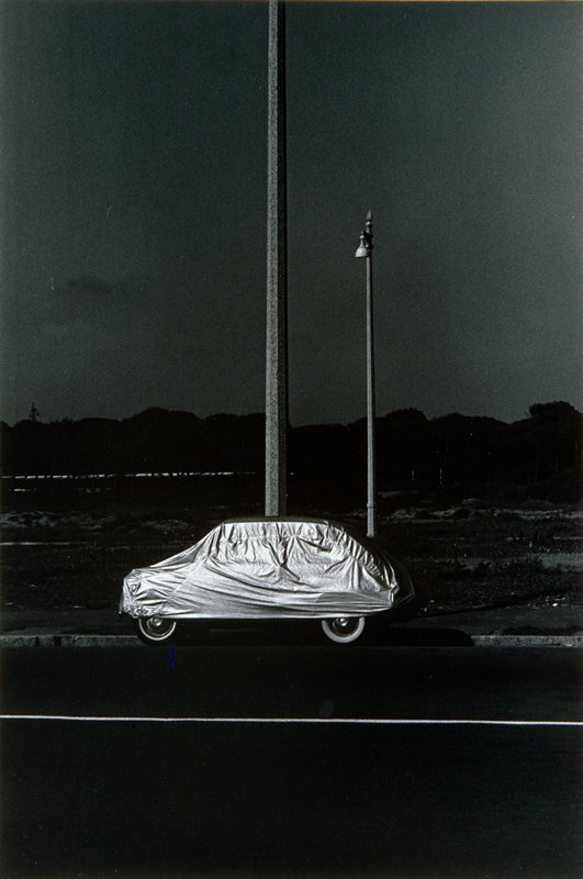 Car and Poles, Rome, Elliott Erwitt, 1965 (printed 1977)