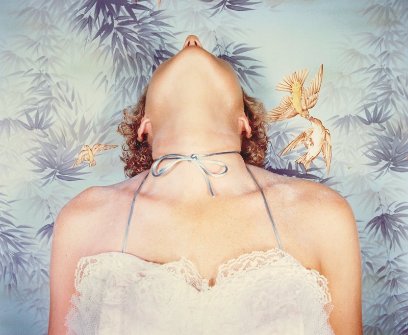 Woman with Blue Bow, Jo Ann Callis, 1977