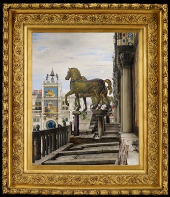 Dokumentasi “The Bronze Horses of San Marco, Venice”; Oil on canvas. Minneapolis Institute of Art.