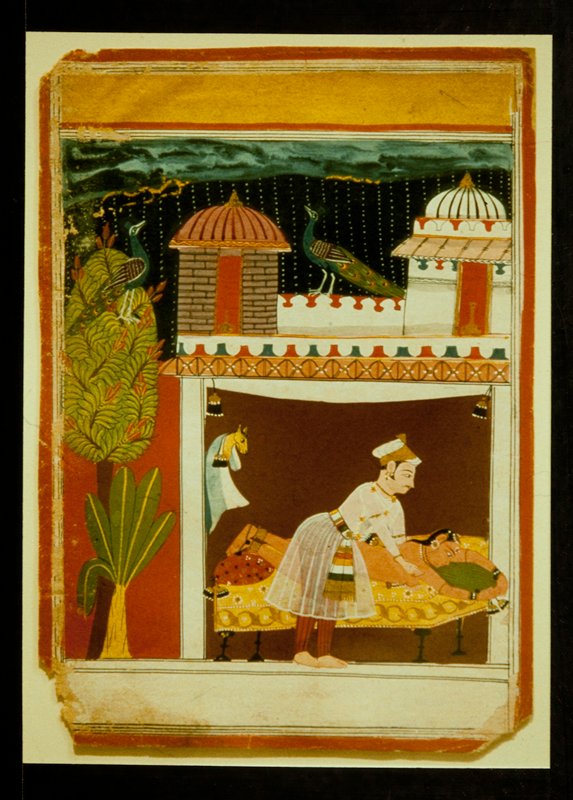 Man Massaging Woman, Malwa School, c. 1675