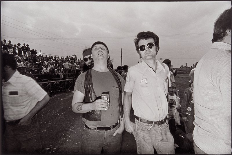 Spectators, Drag Races, New Brighton Drag Strip, Minnesota, Thomas F. Arndt, 1974