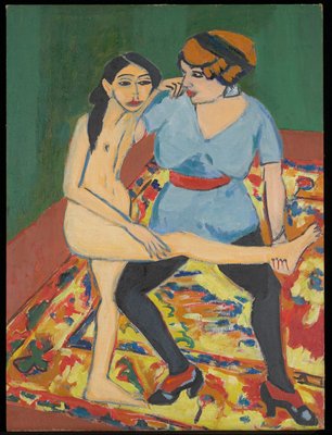 Dance Training, Ernst Ludwig Kirchner, 1910–11 (altered 1920)