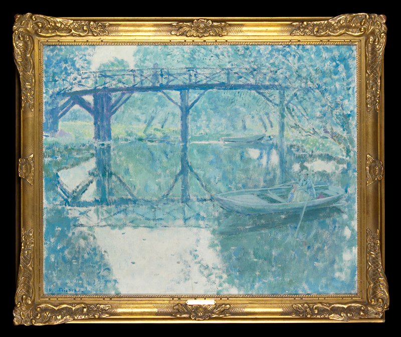 The Bridge - Giverny, Frederick Carl Frieseke, 20th century