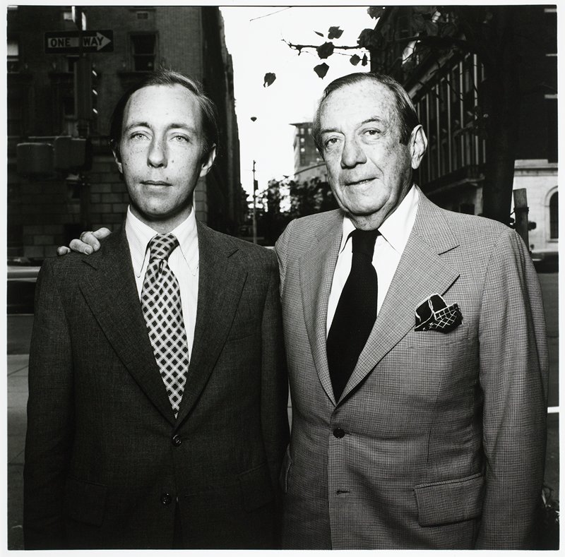 Robert Wagner, Jr., and Robert Wagner, New York City, Neil Selkirk, 1977 (printed 1979)