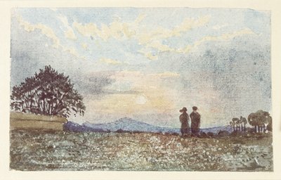 Dokumentasi “Evening: Landscape with Figures”; Watercolor. Minneapolis Institute of Art.