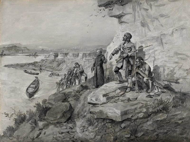 Voyageurs, Charles M. Russell, 1898
