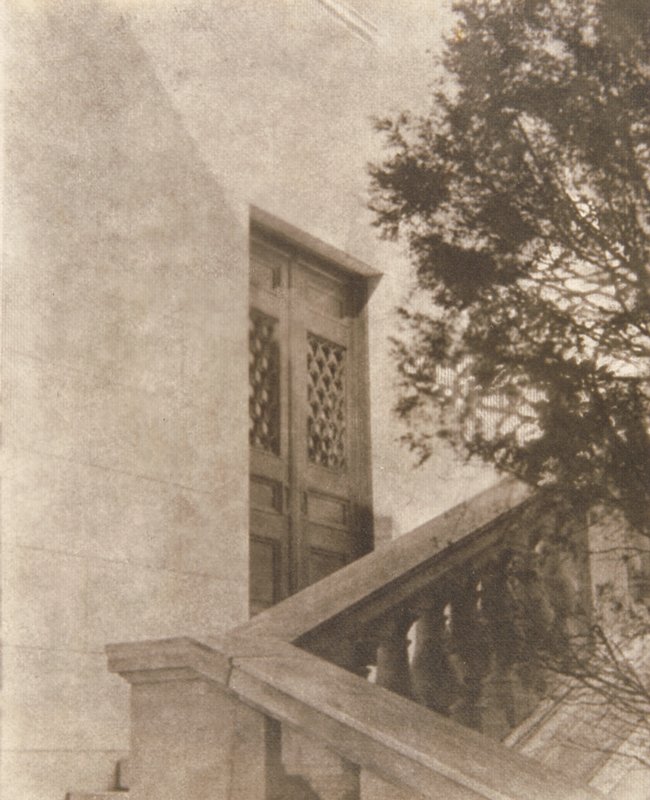 Untitled [stair rail and door], Clarence K. Bros, 1916–81