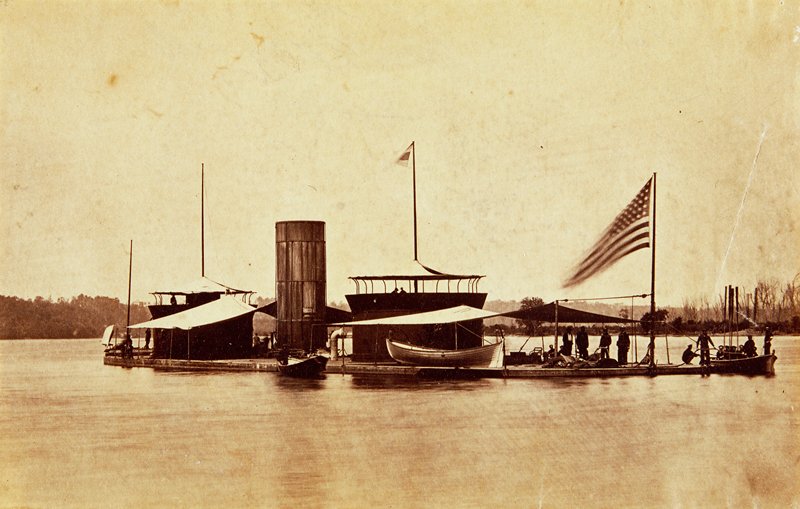 The Monitor Onondaga, James River, Virginia, Matthew Brady, July 1864