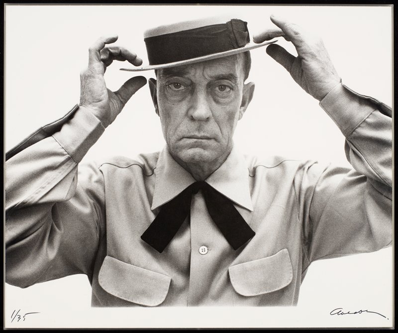 Buster Keaton, Comedian, Richard Avedon, 1952
