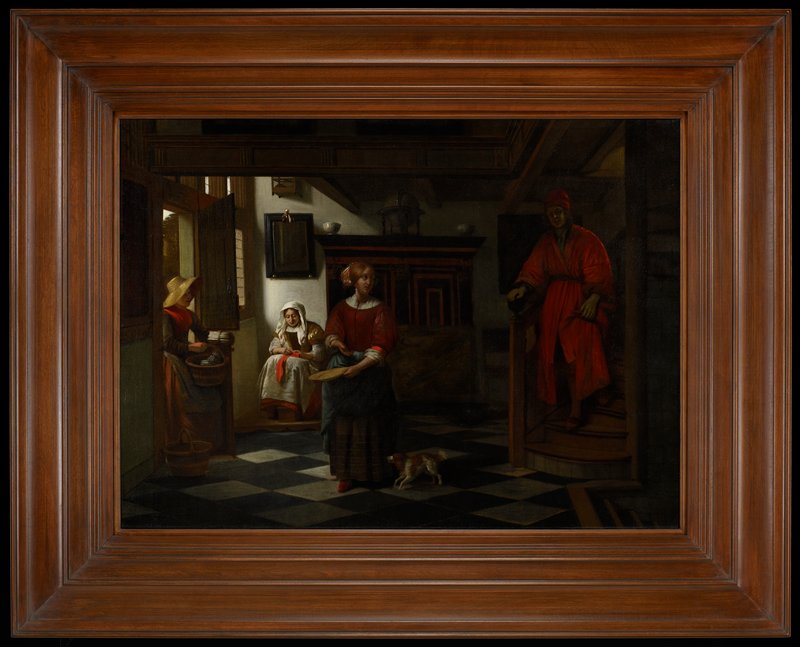 The Asparagus Vendor, Pieter de Hooch, 1675–80